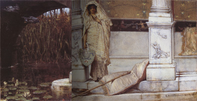 Alma-Tadema, Sir Lawrence Fishing (mk23)